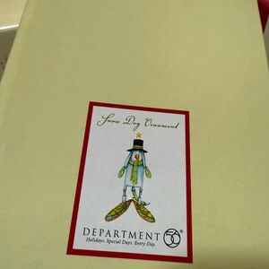 Krinkles Department 56 Snowdog boy Ornament - Green and Red Accents